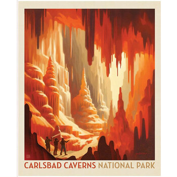 National Parks Wilderness & Wonder PD17701-PANEL Carlsbad Caverns Poster Panel by Anderson Design Group for Riley Blake Designs