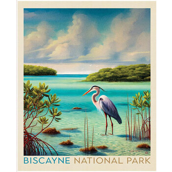 National Parks Wilderness & Wonder PD17700-PANEL Biscayne Poster Panel by Anderson Design Group for Riley Blake Designs