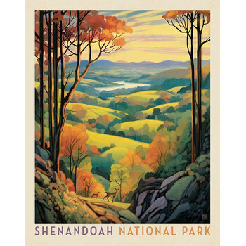 National Parks Wilderness & Wonder PD16135-PANEL Shenandoah Poster Panel by Anderson Design Group for Riley Blake Designs