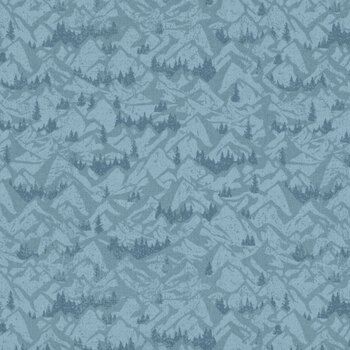 National Parks Wilderness & Wonder C13284-BLUE Word Print by Anderson Design Group for Riley Blake Designs