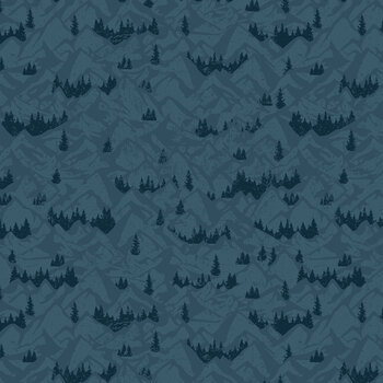 National Parks Wilderness & Wonder C13284-NAVY Word Print by Anderson Design Group for Riley Blake Designs