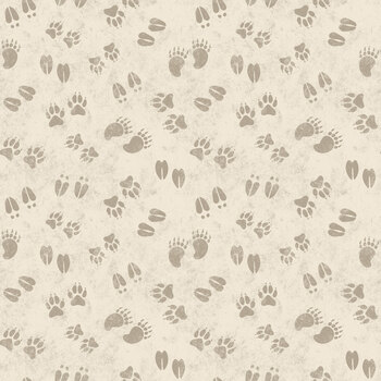 National Parks Wilderness & Wonder C19162-CREAM Animal Prints by Anderson Design Group for Riley Blake Designs