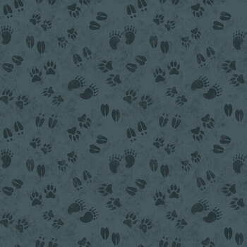 National Parks Wilderness & Wonder C19162-NAVY Animal Prints by Anderson Design Group for Riley Blake Designs