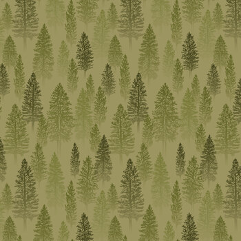 National Parks Wilderness & Wonder C19163-AVOCADO Trees by Anderson Design Group for Riley Blake Designs