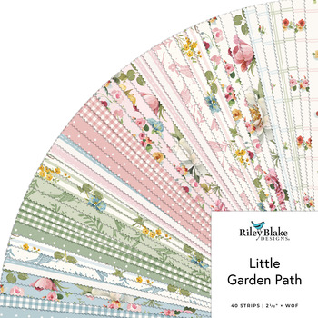 Little Garden Path  2.5" Rolie Polie Lisa Audit for Riley Blake Designs