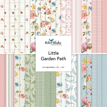 Little Garden Path  10" Stacker Lisa Audit for Riley Blake Designs