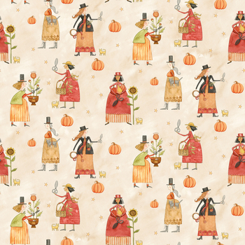 Feels Like Fall C19110-CREAM Main by Teresa Kogut for Riley Blake Designs