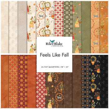 Feels Like Fall  Fat Quarter Bundle Teresa Kogut for Riley Blake Designs