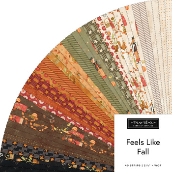 Feels Like Fall  2.5" Rolie Polie Teresa Kogut for Riley Blake Designs