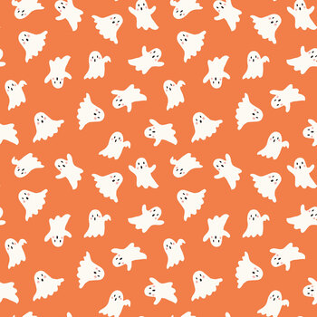 Vintage Boo C19262-PUMPKIN Ghosts by My Mind's Eye for Riley Blake Designs