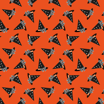 Vintage Boo C19263-ORANGE Hats by My Mind's Eye for Riley Blake Designs
