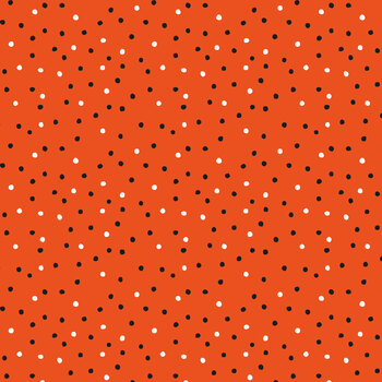 Vintage Boo C19267-ORANGE Dots by My Mind's Eye for Riley Blake Designs