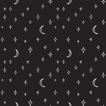 Vintage Boo GC19266-BLACK Glow in the Dark by My Mind's Eye for Riley Blake Designs