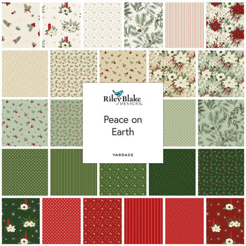 Peace on Earth  Yardage by Sandy Gervais for Riley Blake Designs