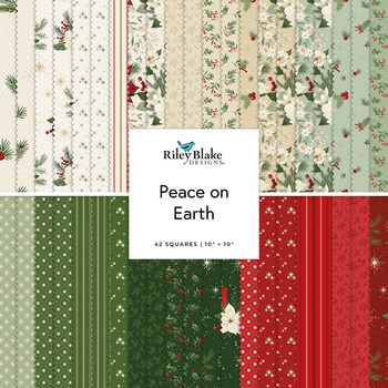 Peace on Earth  10" Stacker Sandy Gervais for Riley Blake Designs