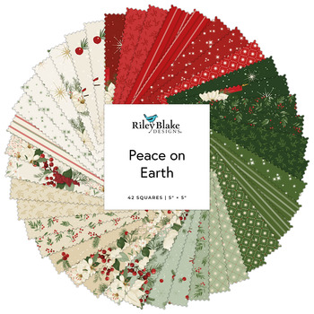 Peace on Earth  5" Stacker Sandy Gervais for Riley Blake Designs