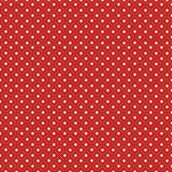 Peace on Earth C19197-RED Grid by Sandy Gervais for Riley Blake Designs