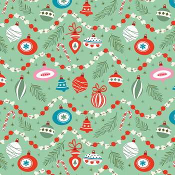 Christmas Cheer C19063-GREEN Oh Christmas Tree by Shawn Wallace for Riley Blake Designs