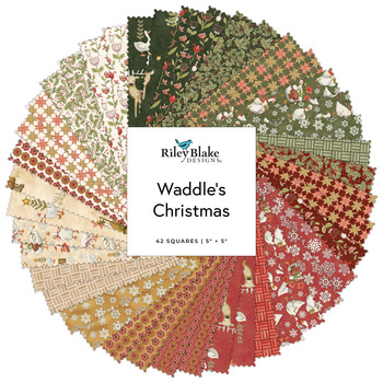 Waddle's Christmas  5" Stacker Teresa Kogut for Riley Blake Designs