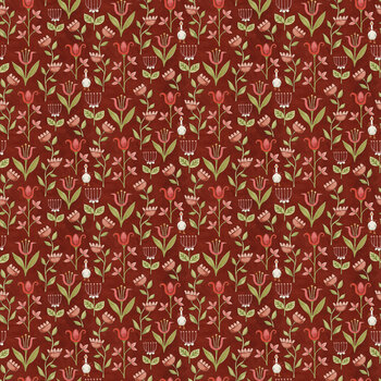 Waddle's Christmas C19293-DAHLIA Winter Garden by Teresa Kogut for Riley Blake Designs