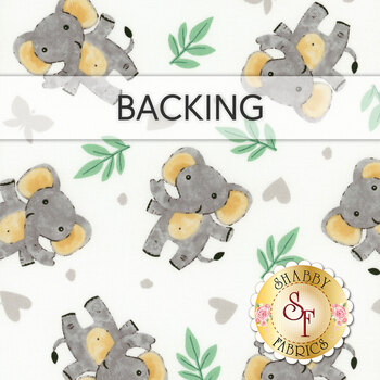  Safari Snuggles Panel Quilt Kit Backing