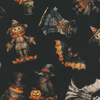 Jeepers Creepers 31009-J Halloween Character Toss by QT Fabrics