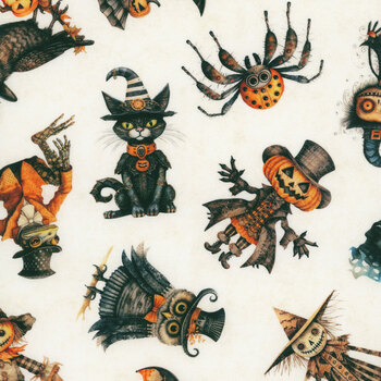 Jeepers Creepers 31009-E Halloween Character Toss by QT Fabrics