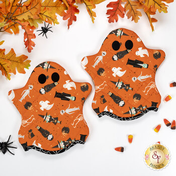  Ghostly Hot Pads Kit - Makes 2 - Orange