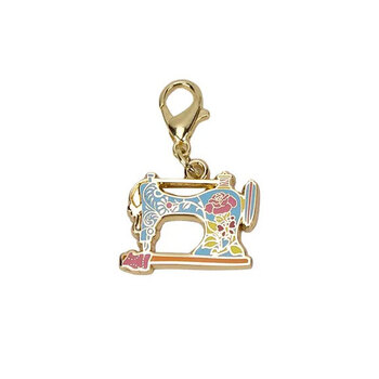 Sewing Machine Enamel Charm
