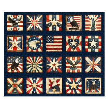 American Treasures 32634-N Panel by Morris Creative Group for QT Fabrics