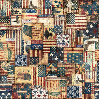 American Treasures 32635-X by Morris Creative Group for QT Fabrics