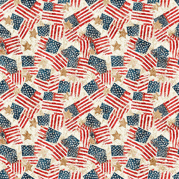 American Treasures 32642-RB by Morris Creative Group for QT Fabrics