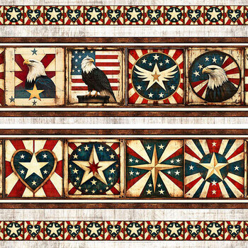 American Treasures 32637-X by Morris Creative Group for QT Fabrics