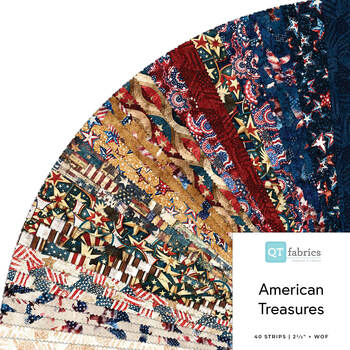 American Treasures  2.5" Strips Morris Creative Group for QT Fabrics