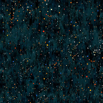 A Dark and Scary Night 32911-J Confetti Black by Michael McKinney for QT Fabrics