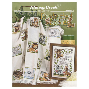 Protected Babies Afghan & Sampler Cross Stitch Pattern