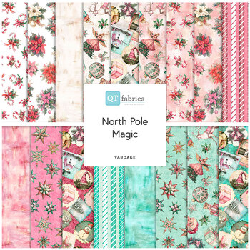 North Pole Magic  Yardage by Morris Creative Group for QT Fabrics