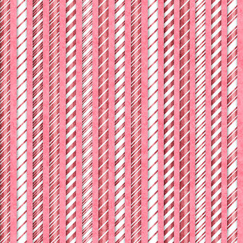 North Pole Magic 32629-P Candy Cane Stripes Pink by Morris Creative Group for QT Fabrics