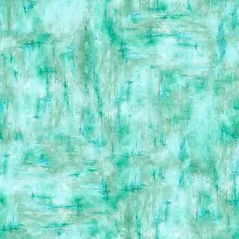 North Pole Magic 32632-Q Limewash Blender Aqua by Morris Creative Group for QT Fabrics