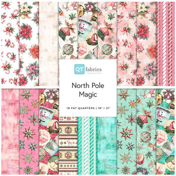 North Pole Magic  Fat Quarter Bundle Morris Creative Group for QT Fabrics