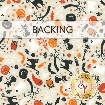  Vintage Haunt - A Halloween BOM Backing - RESERVE