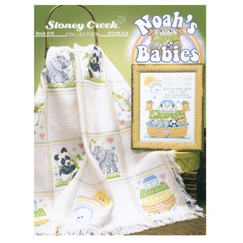 Noah's Babies Afghan & Sampler Cross Stitch Pattern