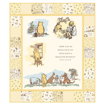  Winnie-the-Pooh Panel Quilt Kit with Keepsake Box