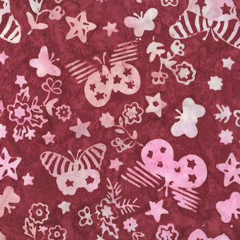 Broad Stripes & Bright Stars B1073-M Brick by Raja Batiks for QT Fabrics