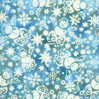 Tinsel Town B1075-B Blue by Dan Morris for QT Fabrics