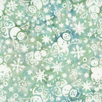 Tinsel Town B1075-Q Dusty Aqua by Dan Morris for QT Fabrics