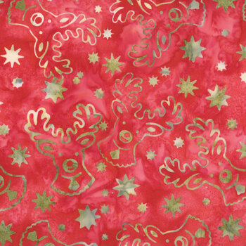 Tinsel Town B1078-RO Cherry by Dan Morris for QT Fabrics