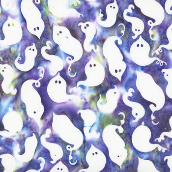 Ghosts in the Gables B1084-V Smoky Amethyst by Raja Batiks for QT Fabrics