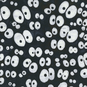 Ghosts in the Gables B1085-J Black by Raja Batiks for QT Fabrics