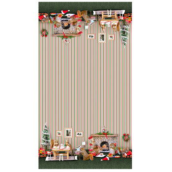 The Secret Life of Squirrels V Y5181-22 Double Border by Nancy Rose for Clothworks